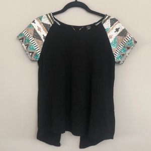 BKE Tribal Printed Top